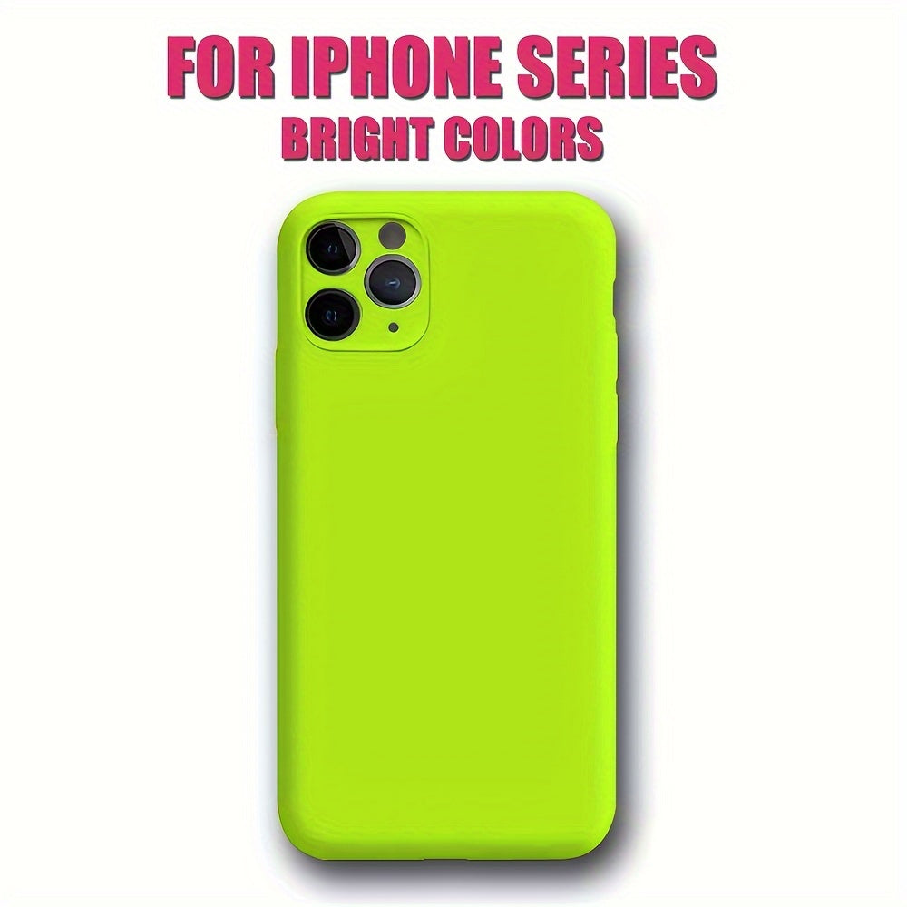 Multi-Color Optional Silicone Solid Color Mobile Phone Case