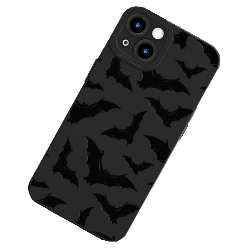 Full-screen Cool Little Bat Black Pupil Mobile Phone Case