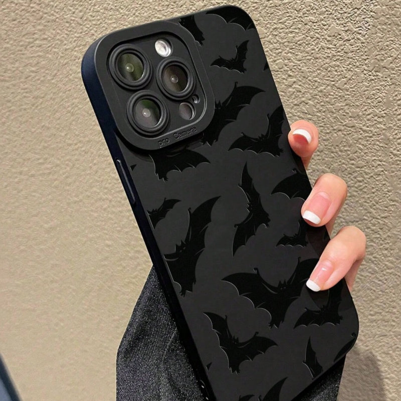 Full-screen Cool Little Bat Black Pupil Mobile Phone Case