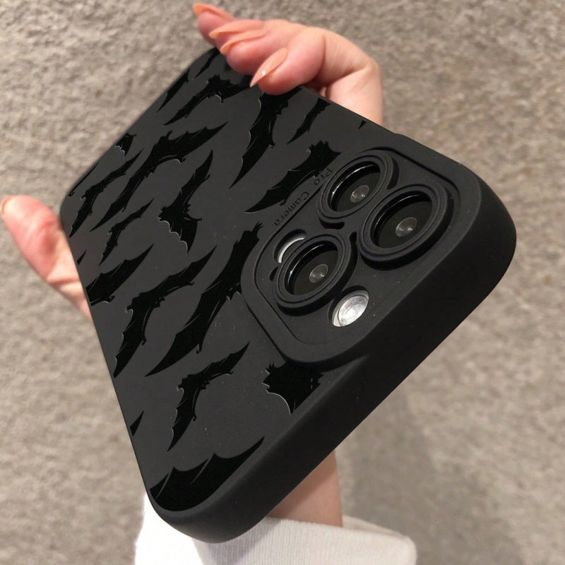 Full-screen Cool Little Bat Black Pupil Mobile Phone Case