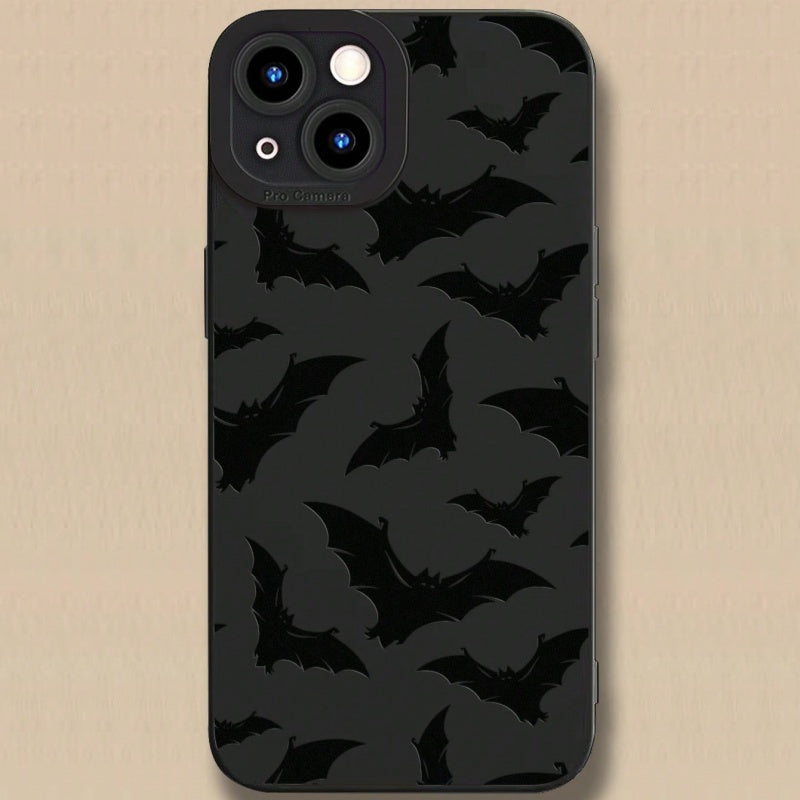 Full-screen Cool Little Bat Black Pupil Mobile Phone Case