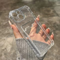 Transparent Simple Card Slot Bag Mobile Phone Case