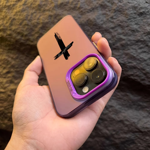 Dirt-Resistant, Stylish Three-Color Cross Mobile Phone Case