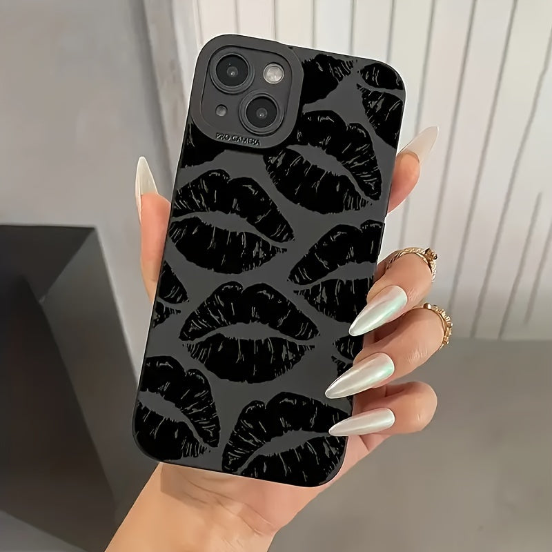 Full Screen Lip Pattern Mobile Phone Case