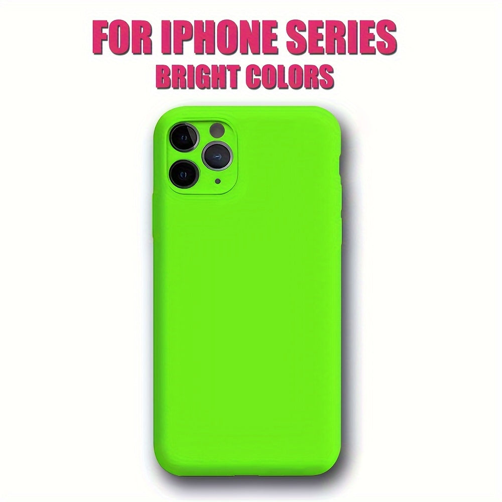 Multi-Color Optional Silicone Solid Color Mobile Phone Case