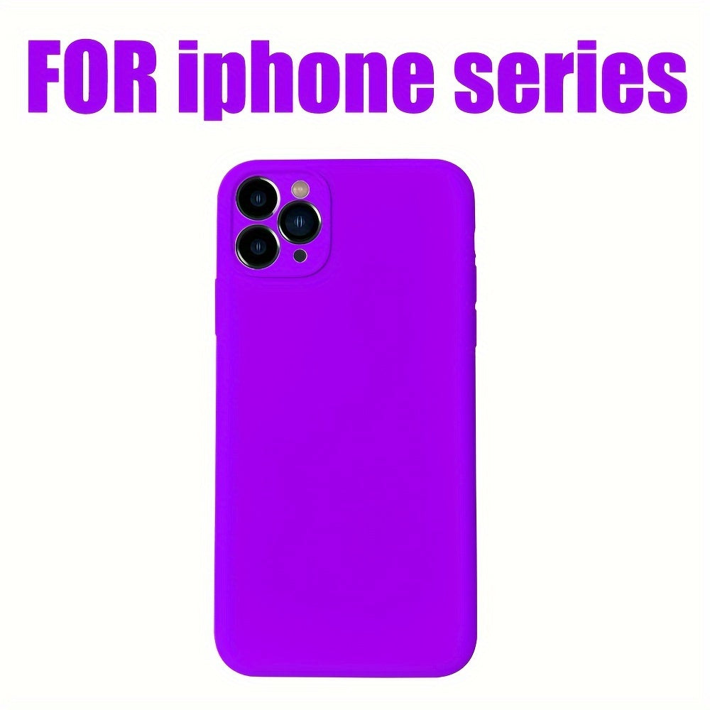 Multi-Color Optional Silicone Solid Color Mobile Phone Case