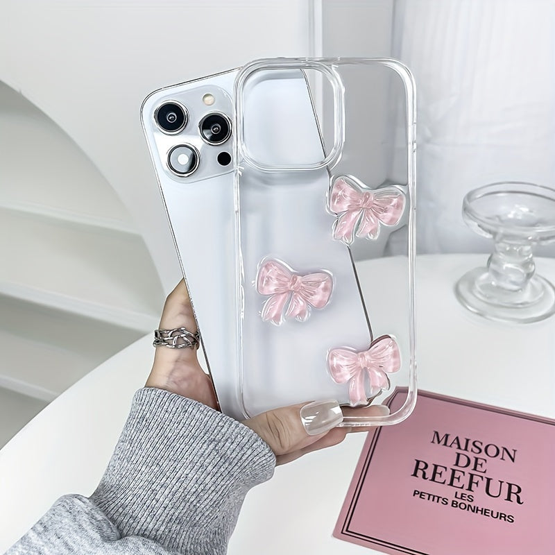 [2-in-1 Red Bow Phone Case]