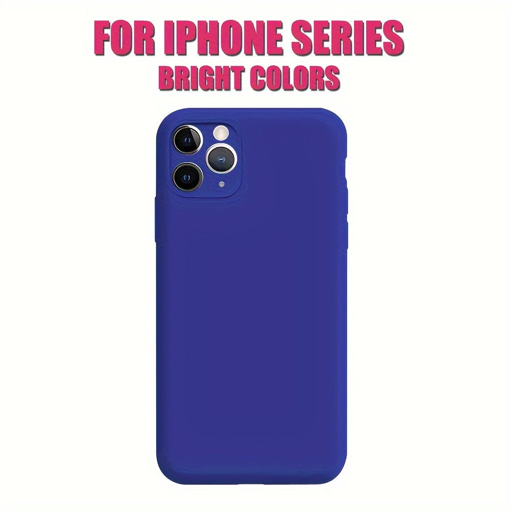 Multi-Color Optional Silicone Solid Color Mobile Phone Case