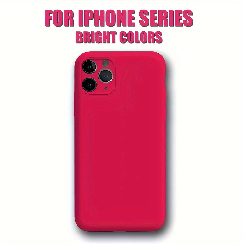 Multi-Color Optional Silicone Solid Color Mobile Phone Case