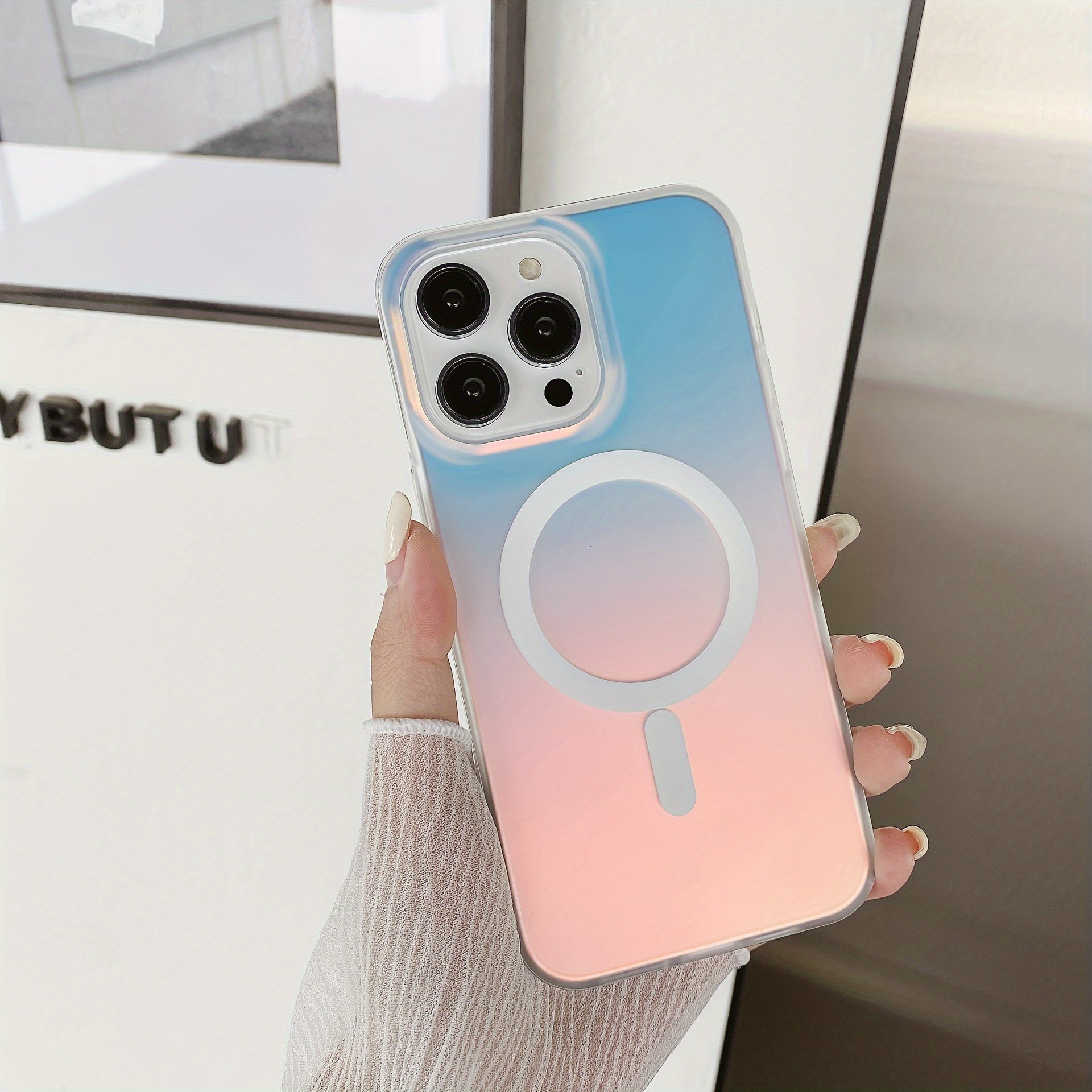 Laser Color Changing Frosted Mobile Phone Case
