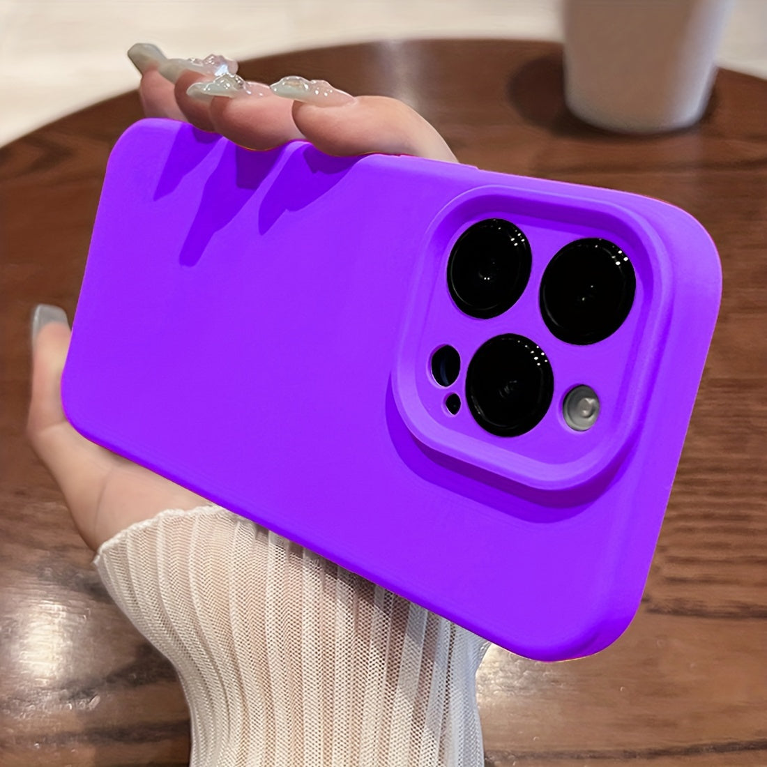 Multi-Color Optional Silicone Solid Color Mobile Phone Case