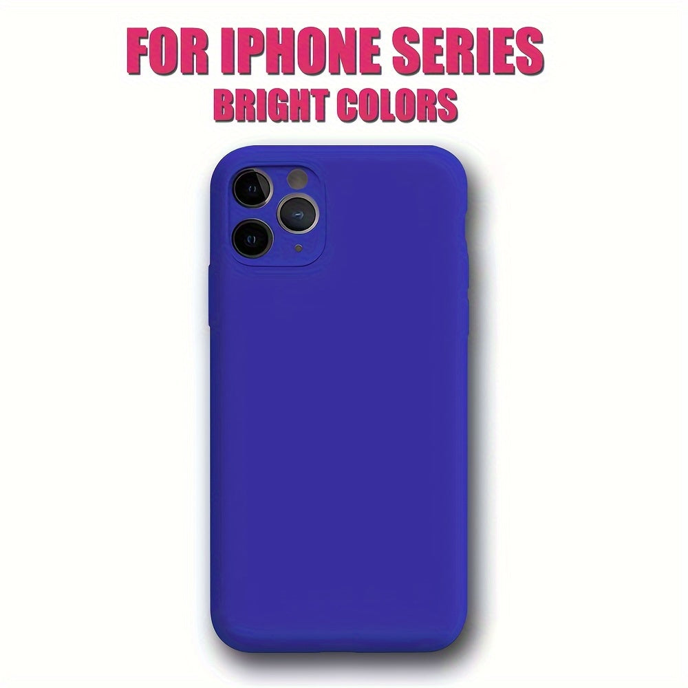 Multi-Color Optional Silicone Solid Color Mobile Phone Case