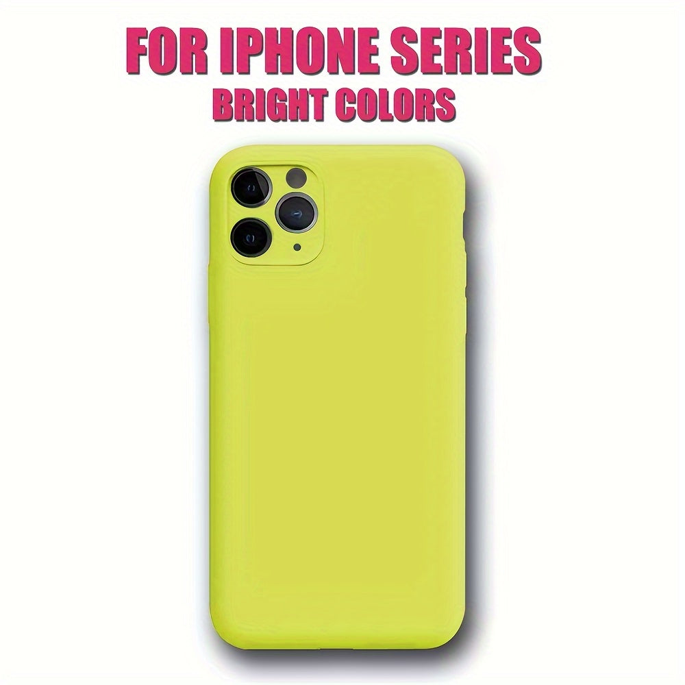 Multi-Color Optional Silicone Solid Color Mobile Phone Case