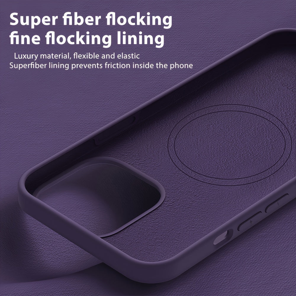 Luxury Simple Solid Color Magnetic Phone Case